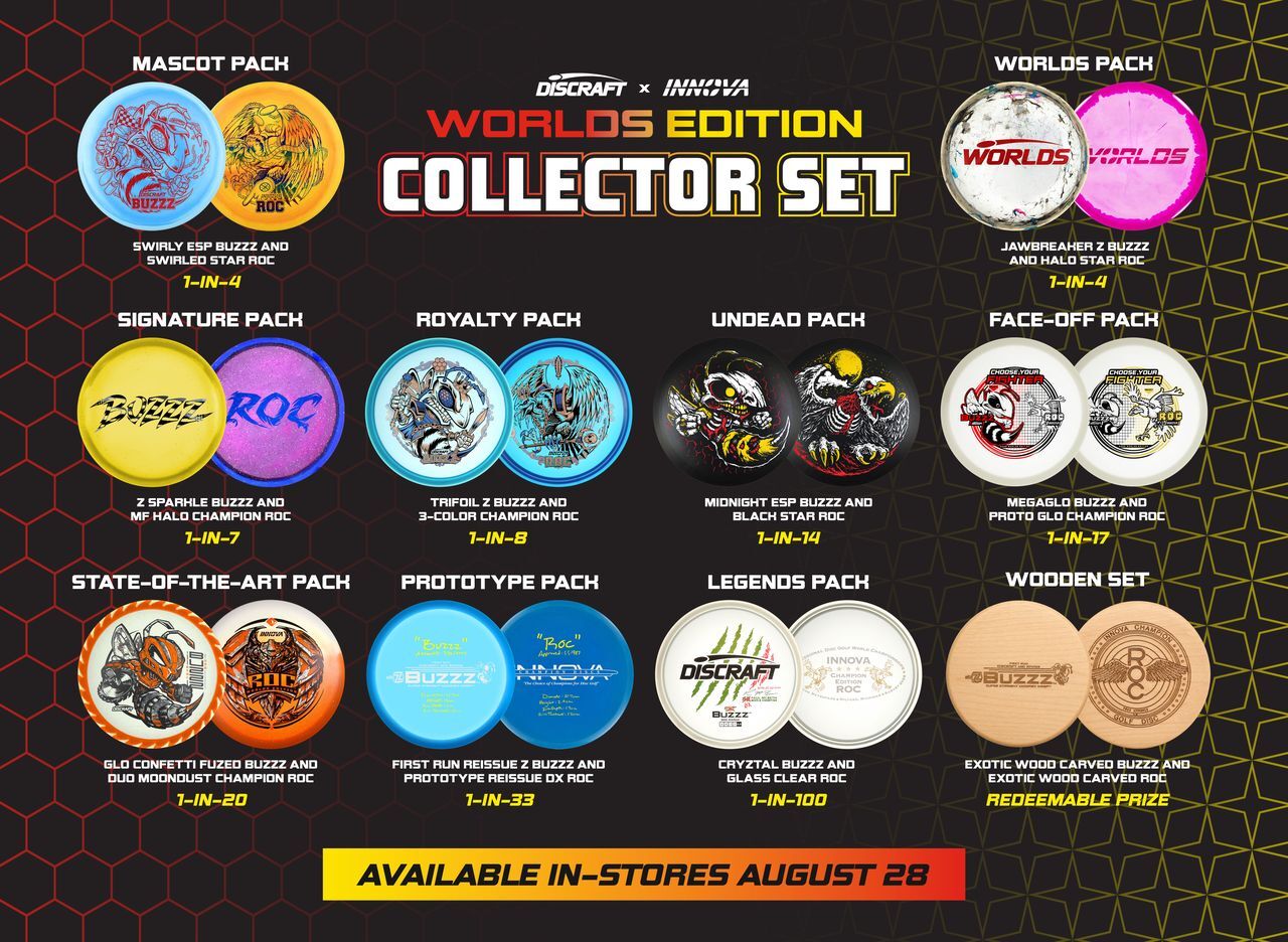 Innova + Discraft Worlds Edition Collector Set