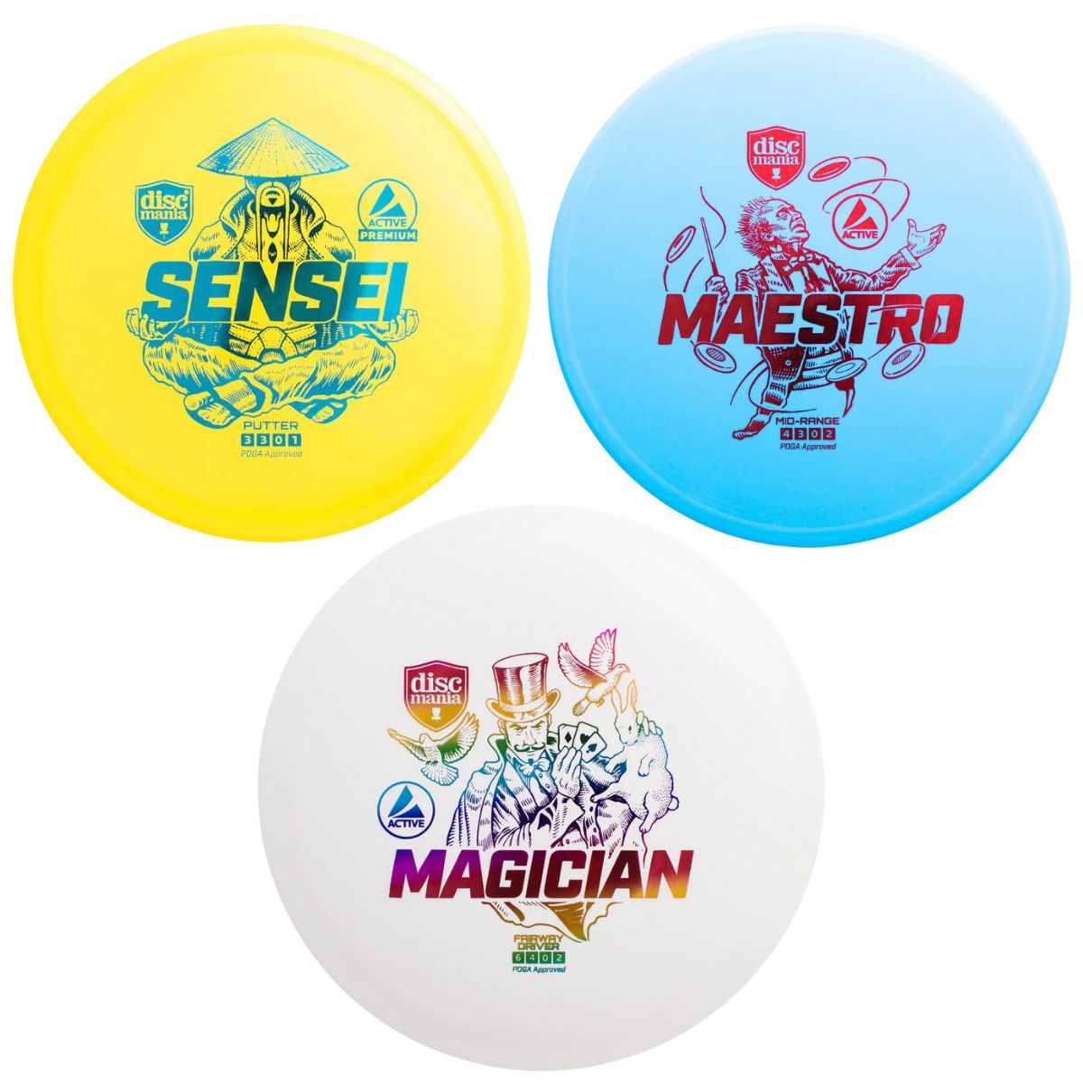 Discmania Active Base Beginner Disc Set