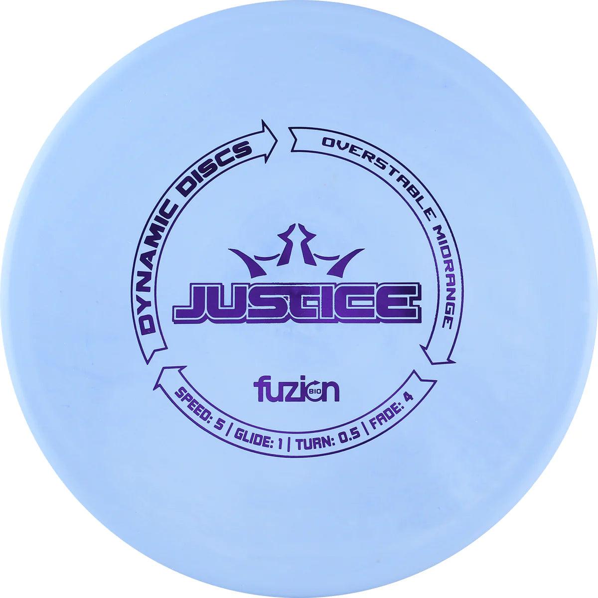Dynamic Discs Bio Fuzion Justice - PAR3 | Disku golfs