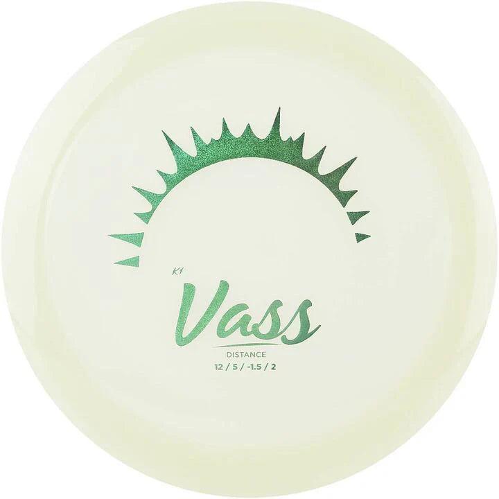 Kastaplast K1 Vass X-out Glow - PAR3 | Disku golfs
