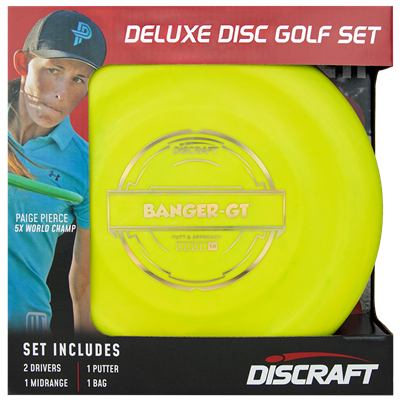 Discraft Deluxe Disc Golf komplekts ar somu