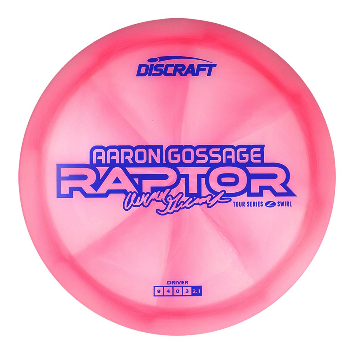 Discraft Z Swirl Raptor - Aaron Gossage 2025 Tour Series