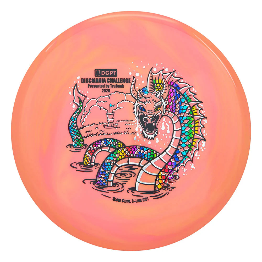 Discmania S-Line Glow Swirl MD1 - Discmania Challenge - Triple Foil