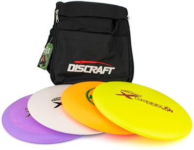 Discraft Deluxe Disc Golf komplekts ar somu